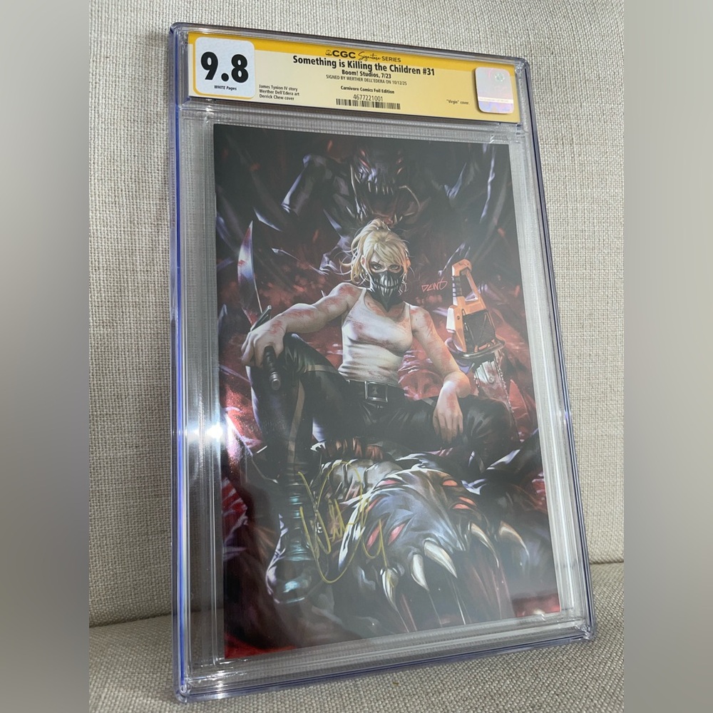 SOMETHING IS KILLING THE CHILDREN #31 FOIL VARIANT CGC SS 9.8 Signed DELL’EDERA
